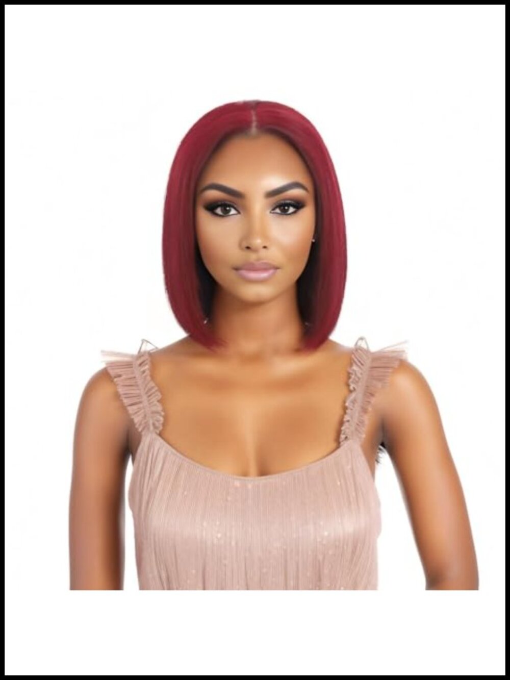 Short Straight Lace Front Real Human Hair Bob Wig